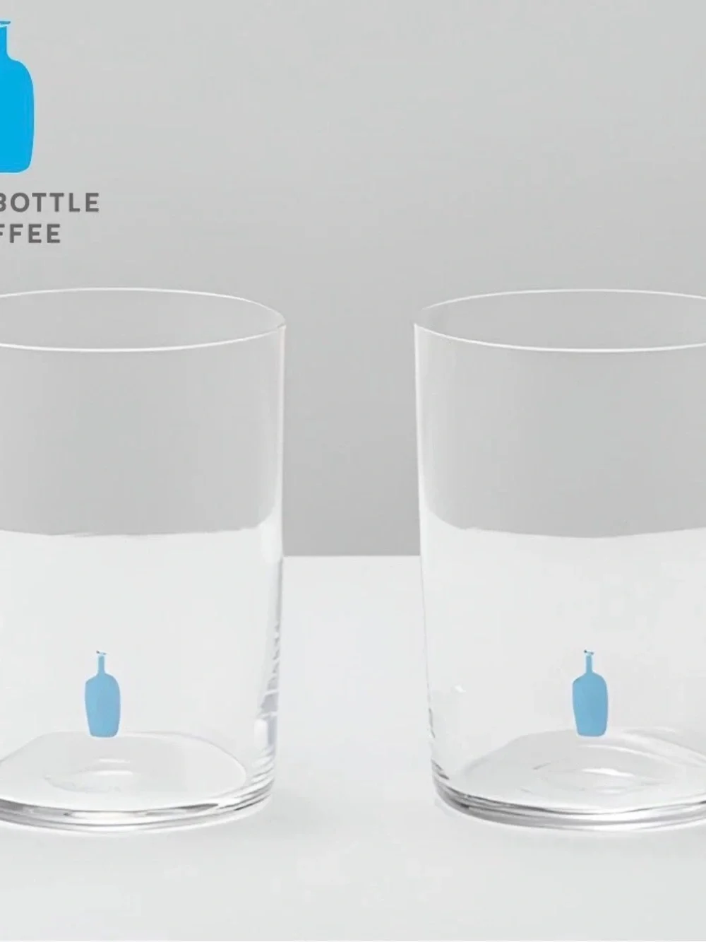 BLUE BOTTLE COFFEE x Common Collabo Cold Drink Glasses Set of 2 350ml JAPAN PSL